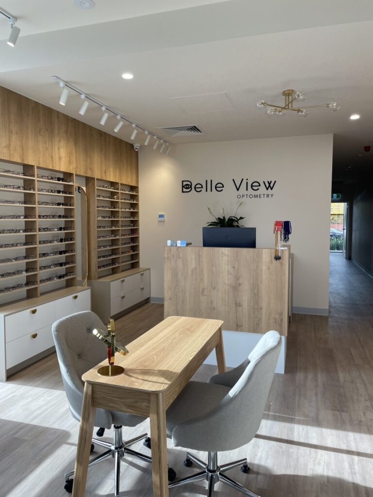 Timber features, bespoke merchandise displays and feature pendant lights for this retail fit out for Belle View Adelaide by Total Fitouts Adelaide Central
